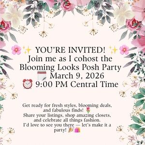 Blooming Looks Posh Party 🎈